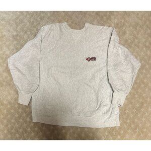 Vintage BIKE Sweatshirt Men's XL Grey Cheers Boston Logo Made in USA 90s Promo